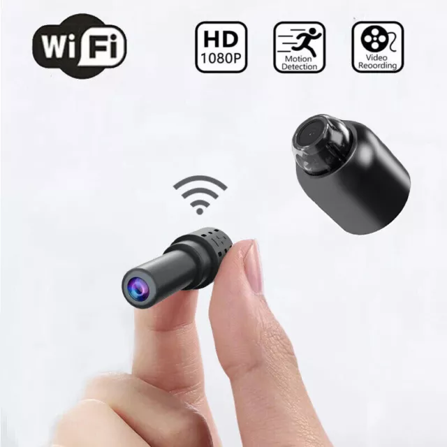 Mini Spy Camera WiFi HD 1080P Hidden IP Night Vision Camcorder Home Security Cam