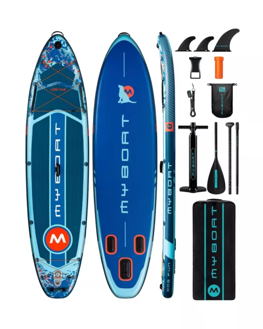 11'6&×34&×6& EXTRA WIDE Inflatable Paddle Board, Stand Up Paddle Board ...