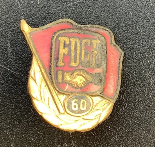 DDR PIN ABZEICHEN FDGB 60 Jahre Mitgliedschaft EUR 2,99 - PicClick DE