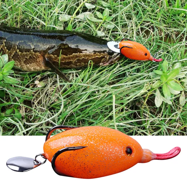 6CM/13G FISH ARTIFICIAL Bait Reusable Vibrant Color Bionic Frog Shape  Fishing $23.49 - PicClick AU