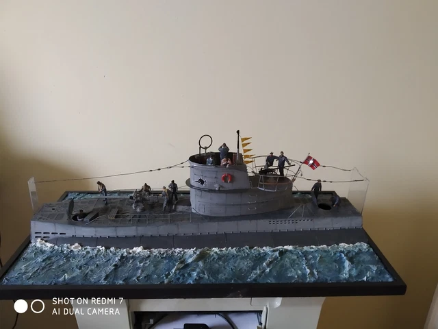 Maquette Sous-marin Allemand U-26 – Échelle 1/350 – WWII – Métal Et Plastique – Dès 14 Ans