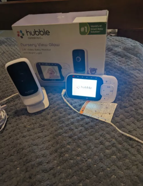 Hubble Nursery View Glow 2.8" Video Baby Monitor & Camera with Night Light