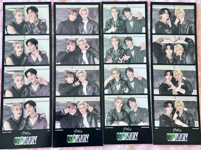 STRAY KIDS ODDINARY SOUNDWAVE Lucky Draw 1.0 4-cuts OFFICIAL