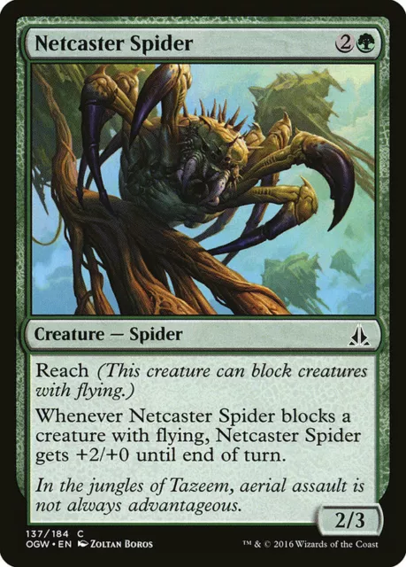 Netcaster Spider (137) Oath of the Gatewatch x4 4x OGW MTG Playset Magic