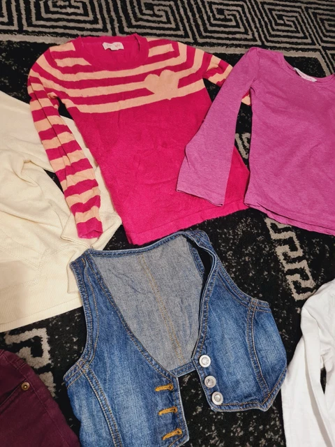 #A68💜 Huge Bundle Of Girls Clothes 6-7years NEXT GEORGE H&M GAP F&F PRIMARK 12