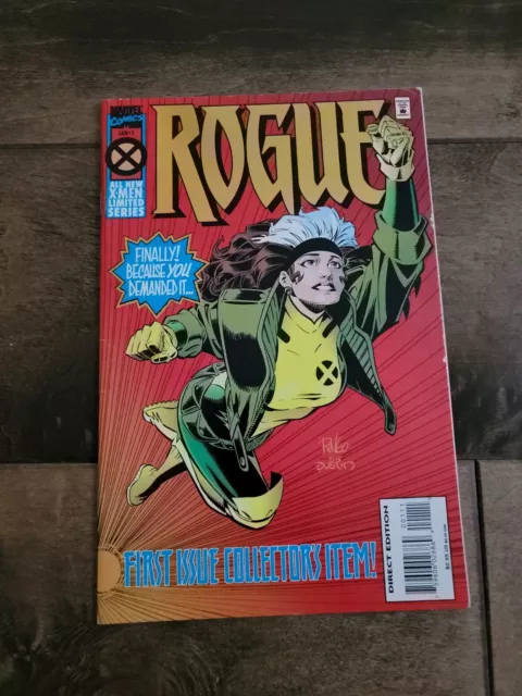 Vintage Marvel Comic Books Rogue First Issue Collector 1995 X-Men Limited Series