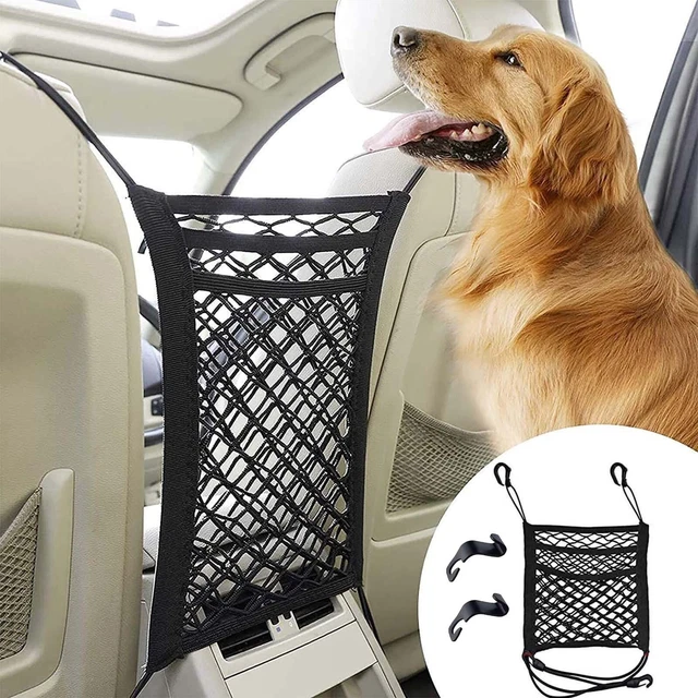3 Capas Mictuning Universal Asiento de Automóvil Asiento Trasero de Coche Soporte de Red Barrera Mascota