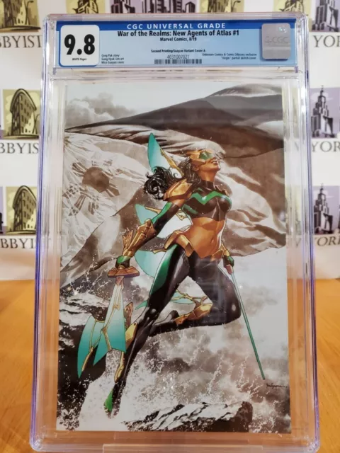 War Of The Realms New Agents Of Atlas #1 Cgc 9.8 Mico Suayan Variant