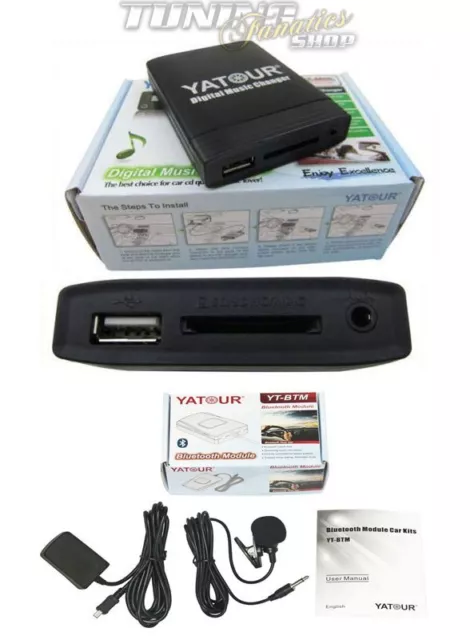 Bluetooth BT USB SD MP3 Aux CD Changer Adapter for Fiat Original Radio