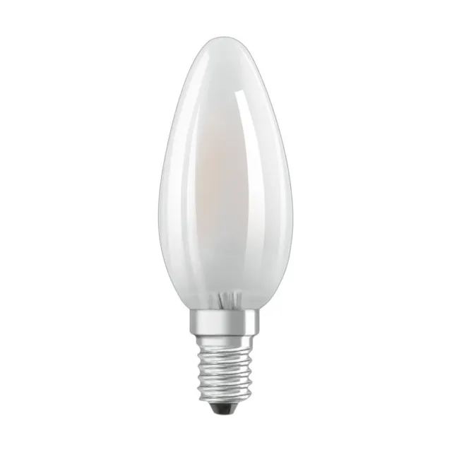Osram LED Filament Leuchtmittel Kerze 4W = 40W E14 matt 840 neutralweiß 4000K