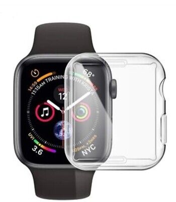 Coque protection écran totale en silicone pour Apple Watch série 4-5-6-SE  44MM