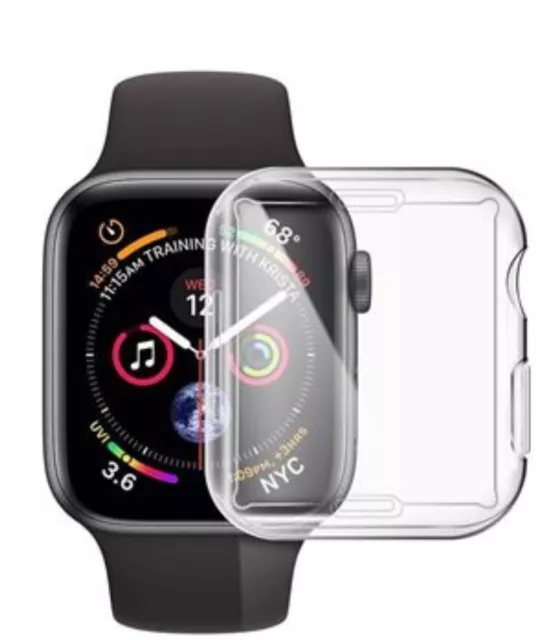 Coque protection écran totale en silicone pour Apple Watch série 7  41MM