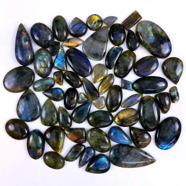 47pc 1839Cts Labradorite lot of beads for jewelry making 50x30 16x12mm #6345