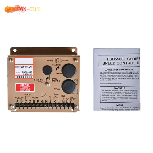 NEW ELECTRONIC ENGINE Speed Controller Governor ESD5500E Generator