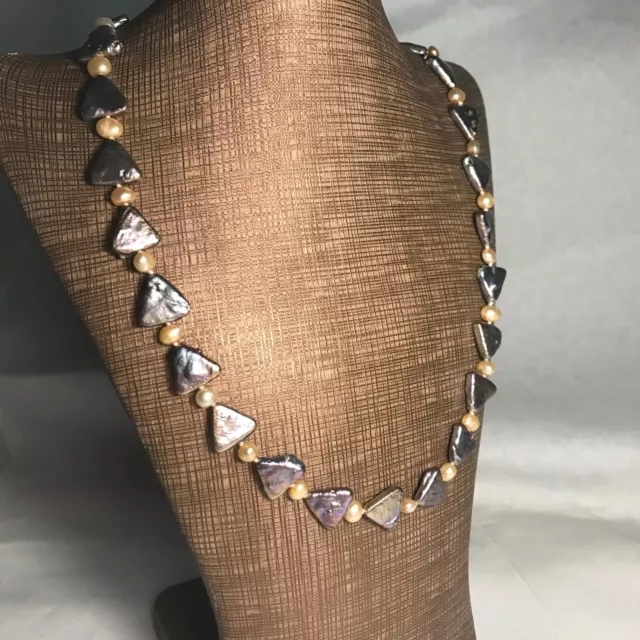 Geschmackvolle echte Perlenkette Zuchtperlen