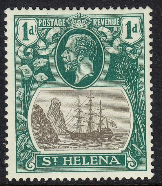 (6) ST HELENA 1922-37 SG98 1d GREY & GREEN MM