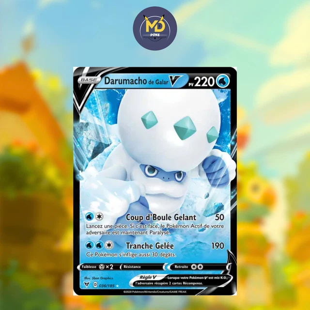 Duramacho De Galar V 36/185 - Ultraboost X Épée Et Bouclier 4 Voltage Éclatant - 10 Cartes Pokémon