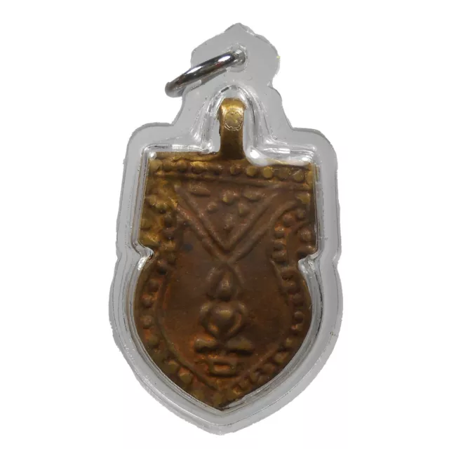 Top Real Lp Boon Old Thai Buddha Amulet Pendant Rich Money !!!