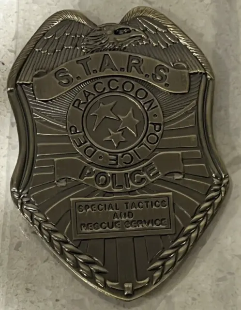 Raccoon Police Resident Evil S.T.A.R.S. Badge 20th Anniversary CAPCOM
