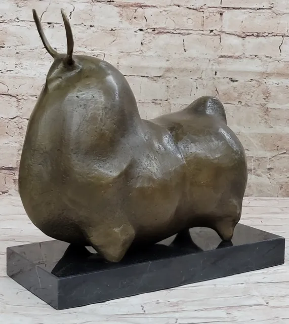 FERNANDO BOTERO "The Bull" Lovely Bronze Sculpture Signed Sealed Figurine