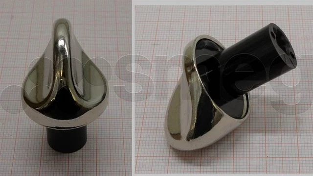 Manopola Acciaio Originale Forno Smeg Se280X Codice Ricambio 694975334