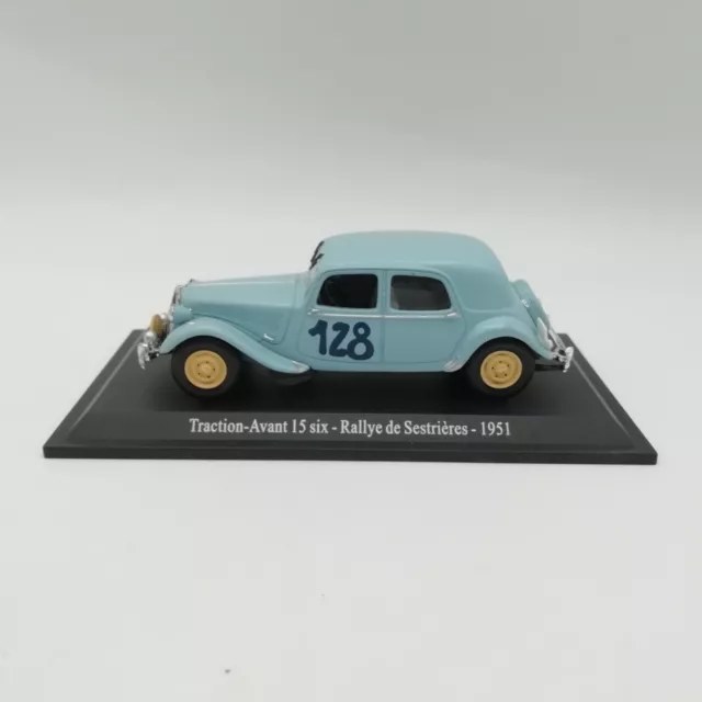 Citroën Traction avant 15 six Rally de sestrières 1951