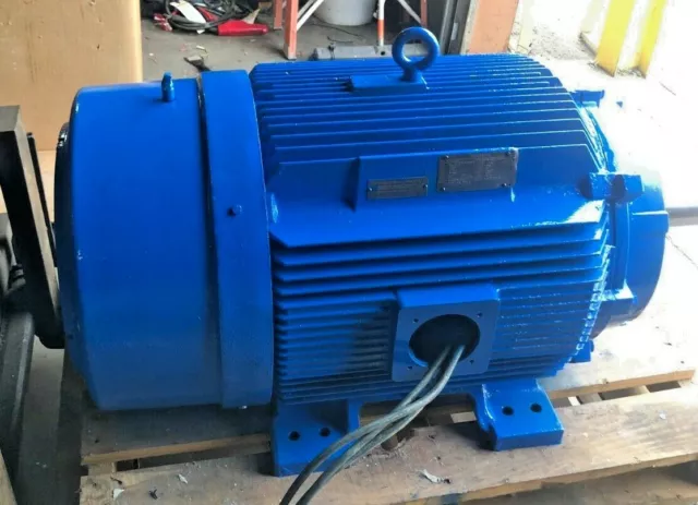 Siemens Rgzesd 125 Hp Ac Motor 575 Volts, 1785 Rpm, 4P, 444T Frame  1LA04444SE51