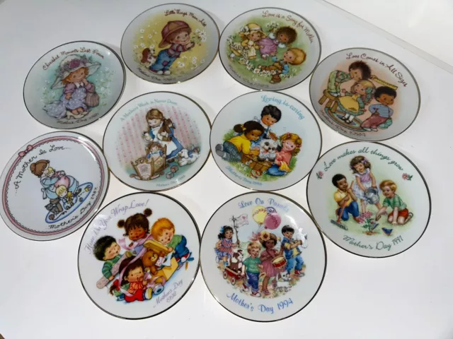 Lot of 10 Vintage 1980-90’s Avon Mothers Day Collectible Collector 5” Plates