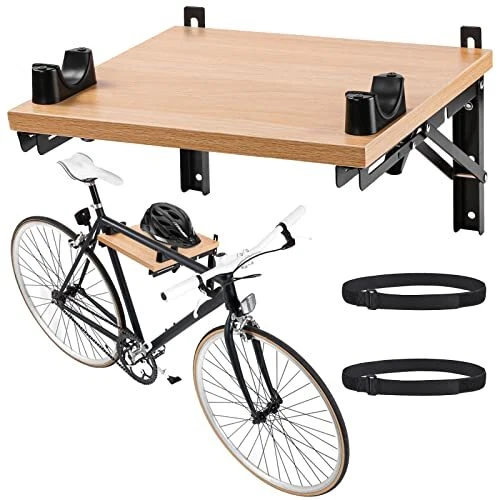 Foldable Bike Wall Mount Rack ,Garage Bicycle Holder, Horizontal Storage Hanger