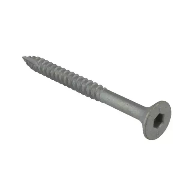 Qty 10 Bugle Batten Screw 14g x 200mm Galvanised Treated Pine Hex T17 Timber