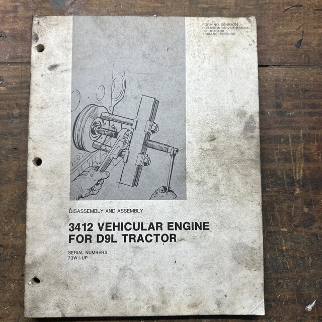 Caterpiller 3412 Vehicular Engine for D9L Tractor 73W1-UP