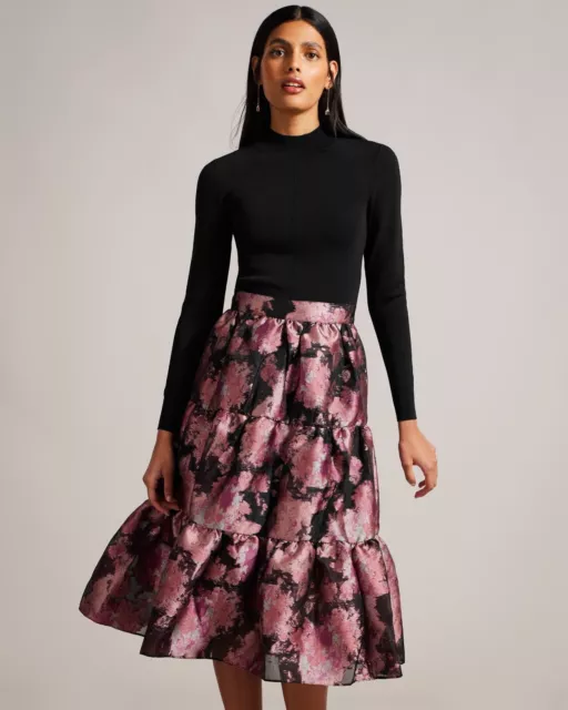 CURRENT SEASON NEW with Tags Ted Baker KASYMAE Size 5 UK 16 Dress