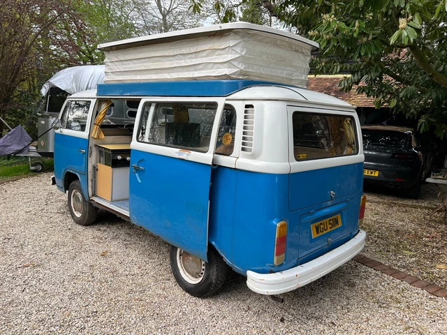 VOLKSWAGEN T2 DEVON Bay Window Camper Van £2,900.00 - PicClick UK