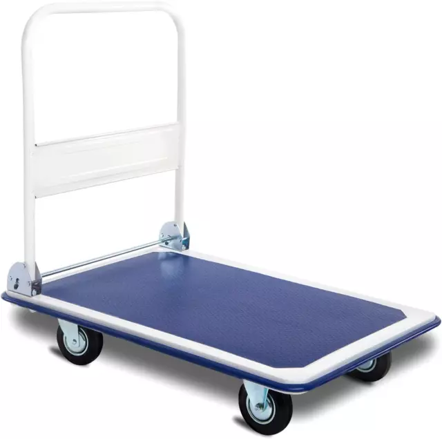 5 660Lbs Platform Cart Dolly Folding Foldable Moving Warehouse Push Hand Truck,