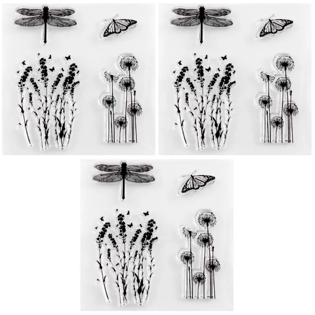 3 stücke klare stempel transparent dichtstempel für diy scrapbooking handwerk fo