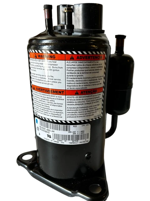 Tecumseh, Rotary Compressor, RK147ET-002-A4, RKA5512EXD, 11700 BTUH Rotary Compr