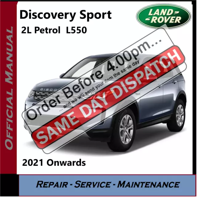 Land Rover Discovery Sport Workshop Service Repair Manual 2021    L550 On USB