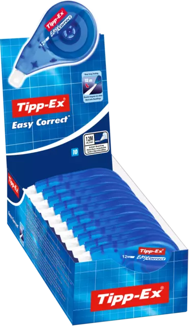 Tipp-Ex Korrekturroller Easy Correct, 12m x 4.2mm, 10er Pack