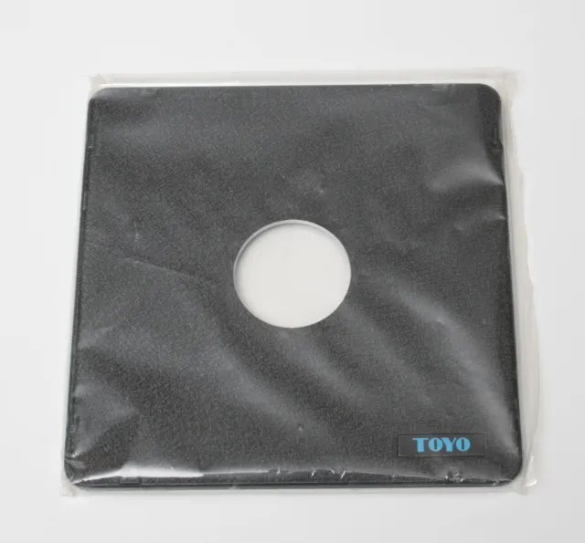 Toyo-View Flat 158 x 158mm Lensboard for #1 Copal/Compur Shutters for Toyo View