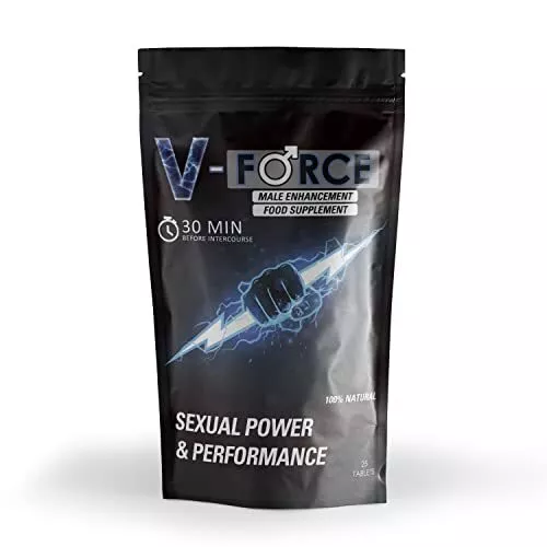 V-Force 25 Pills 100mg - Stronger & Harder Enhanced Strength & Firmness for Men