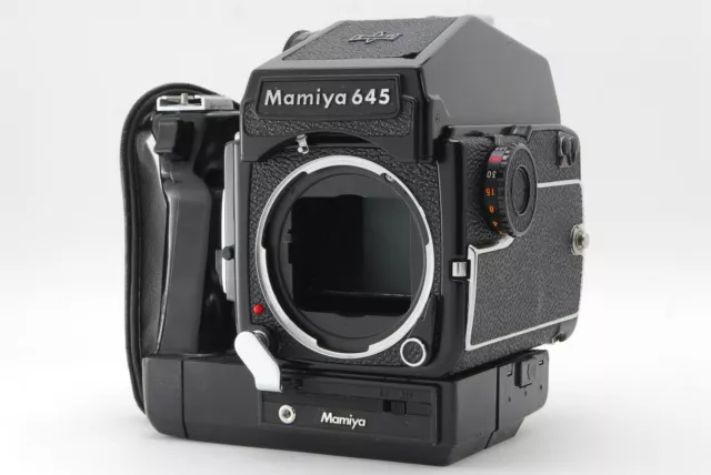 Mamiya M645 1000S Cds Prism Finder & Winder Grip from Japan