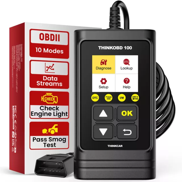 THINKOBD100 Car Diagnostic Tool OBD2 Code Reader Scanner Check Engine Light