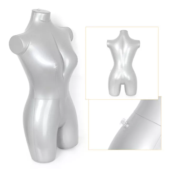 Female Whole Body Armless Inflatable Mannequin Fashion Dummy Torso Clothes Model