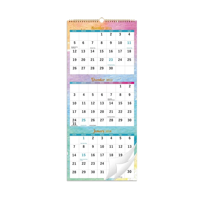 CALENDAR 20232024 May.2023June. 2024, 3 Month Wall Calendar Di