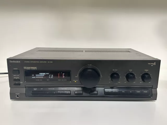 1992 Technics SU-G91 ~ Stereo Integrated Amplifier ~ Powers On / Parts or Repair