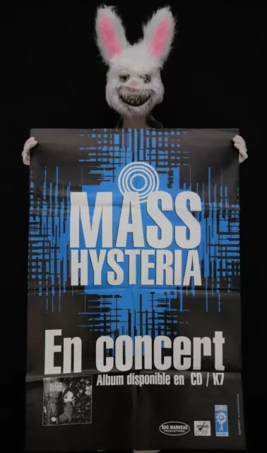 MASS HYSTERIA - Affiche originale concert - 1997 - Poster 116 x 78 cm