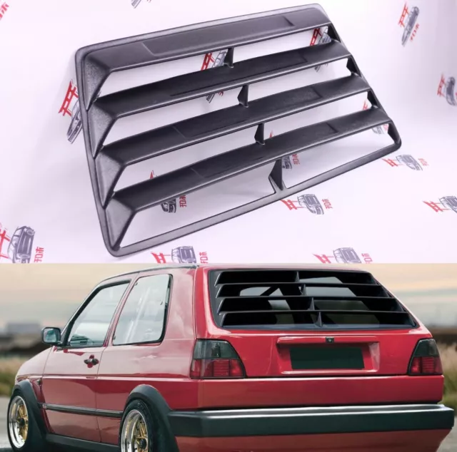 VW Golf mk2 GTI Window Louver Spoiler Tuning Car Parts 2 / 4 Doors ABS plastic