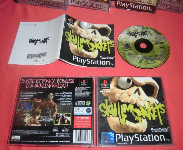 SKULLMONKEYS sur Sony Playstation 1 PS1 - Version FR - Complet