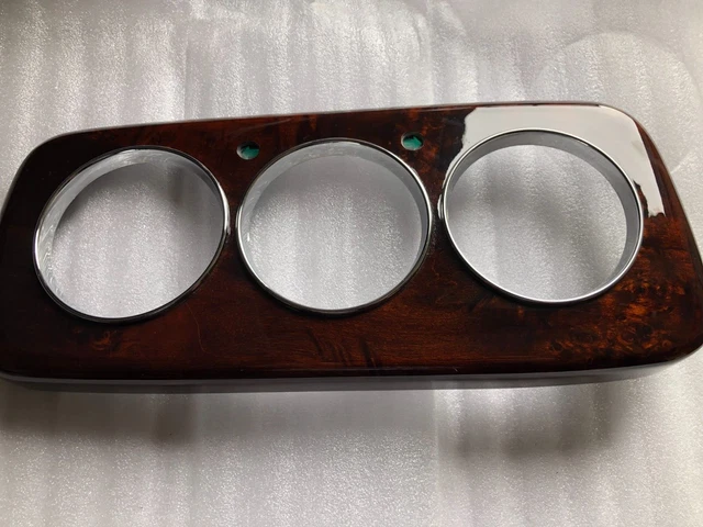 DASH BINNACLE FOR Austin Rover Mini , Burl Walnut Classic 3 Clock ...