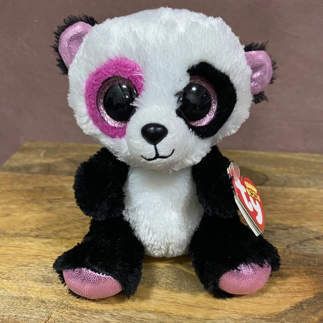 TY BEANIE BOO 6 Penny the Panda Retired with Tags HTF 40.00